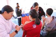 Instalan m&oacute;dulos de vacunaci&oacute;n