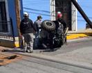 Chocan auto y cuatrimoto en Santiago