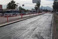 Coloca Escobedo carpeta asf&aacute;ltica en Avenida Ra&uacute;l Salinas