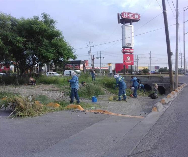 Aprovecha Apodaca el asueto para hacer mantenimiento urbano Aprovecha Apodaca el asueto para hacer mantenimiento urbano