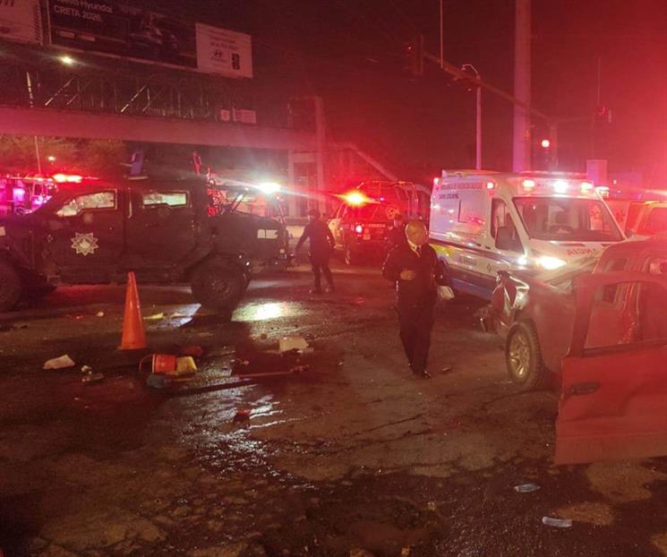 Vuelca Black Mamba en Guadalupe; hay 5 policías heridos Vuelca Black Mamba en Guadalupe; hay 5 policías heridos