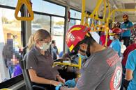 Deja choque entre camiones 17 heridos en El Carmen