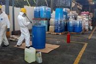 Incinera FGR m&aacute;s de 10 toneladas de precursores qu&iacute;micos asegurados