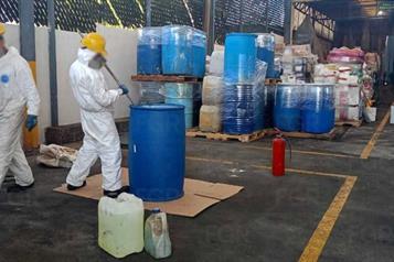 Incinera FGR m&aacute;s de 10 toneladas de precursores qu&iacute;micos asegurados