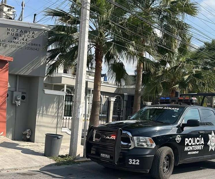 Intenta robar caja fuerte de notar&iacute;a