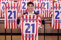 Presenta Atl&eacute;tico de Madrid a Obed Vargas