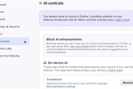 Mozilla anuncia interruptor para desactivar funciones IA en Firefox