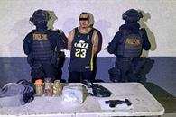 Detienen a sujeto con arma de fuego