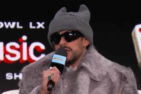 Emocionado Bad Bunny por cantar en el medio tiempo del S&uacute;per Bowl