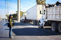 Refuerzan operativos contra camiones de carga contaminantes