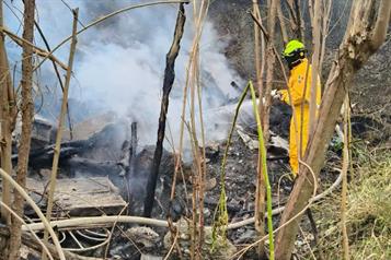 Alarma incendio en General Ter&aacute;n
