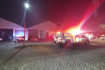 Arde tarimera en Apodaca