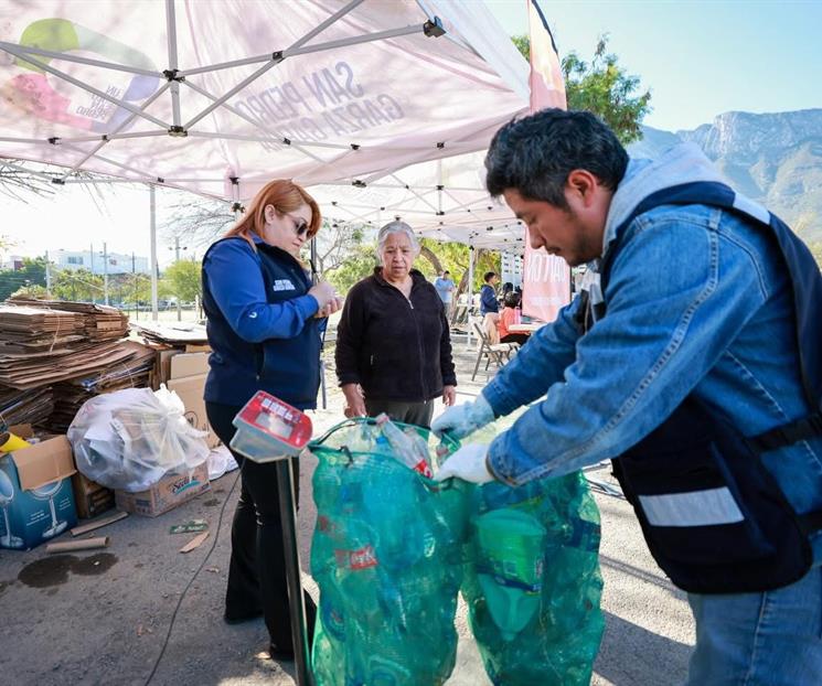 Realizan jornada de reciclaje en San Pedro