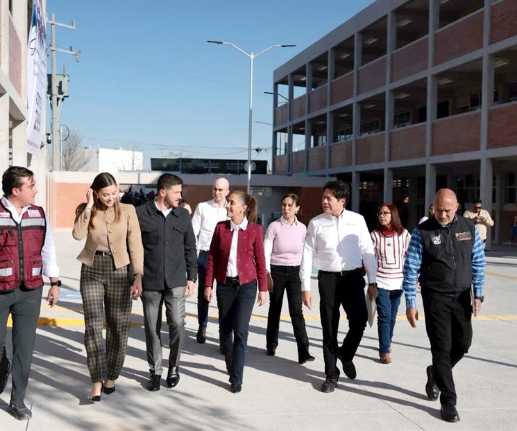 Inaugura Claudia Sheinbaum Centro de Bachiller Tecnol&oacute;gico en Garc&iacute;a