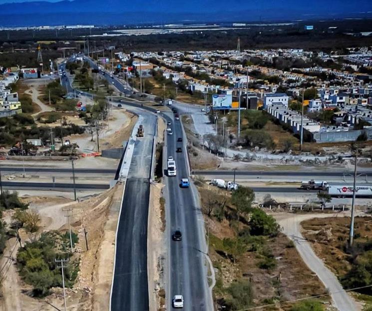 Avanzan a buen paso obras de carretera Apodaca-Agua Fría