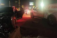 Impacta camioneta contra columna del Metro