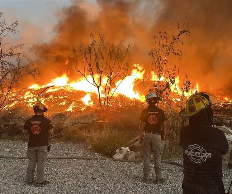 Alarma incendio en Santa Catarina