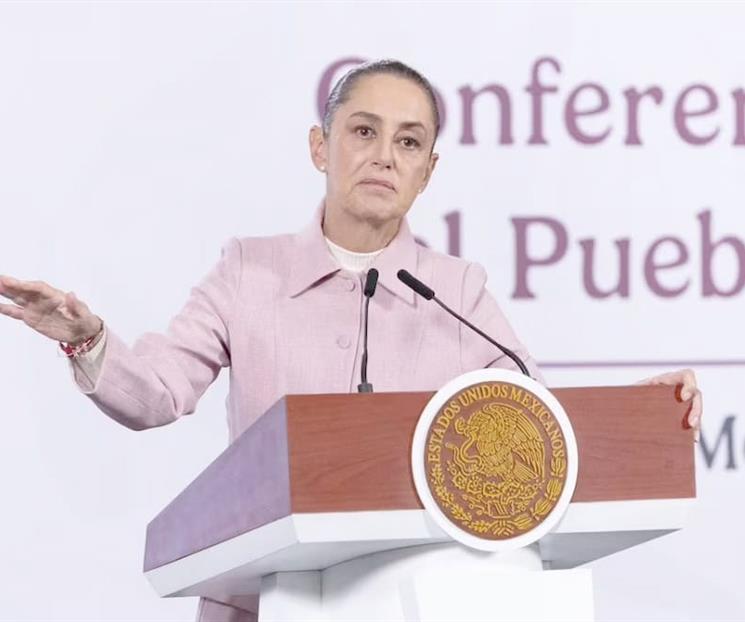 Califica Sheinbaum como &acute;muy injusto&acute; el bloqueo de petr&oacute;leo a Cuba