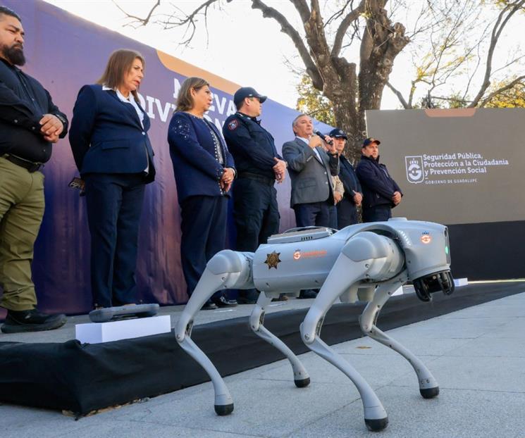 Perros robot apoyar&aacute;n a polic&iacute;as mexicanos durante el Mundial 2026