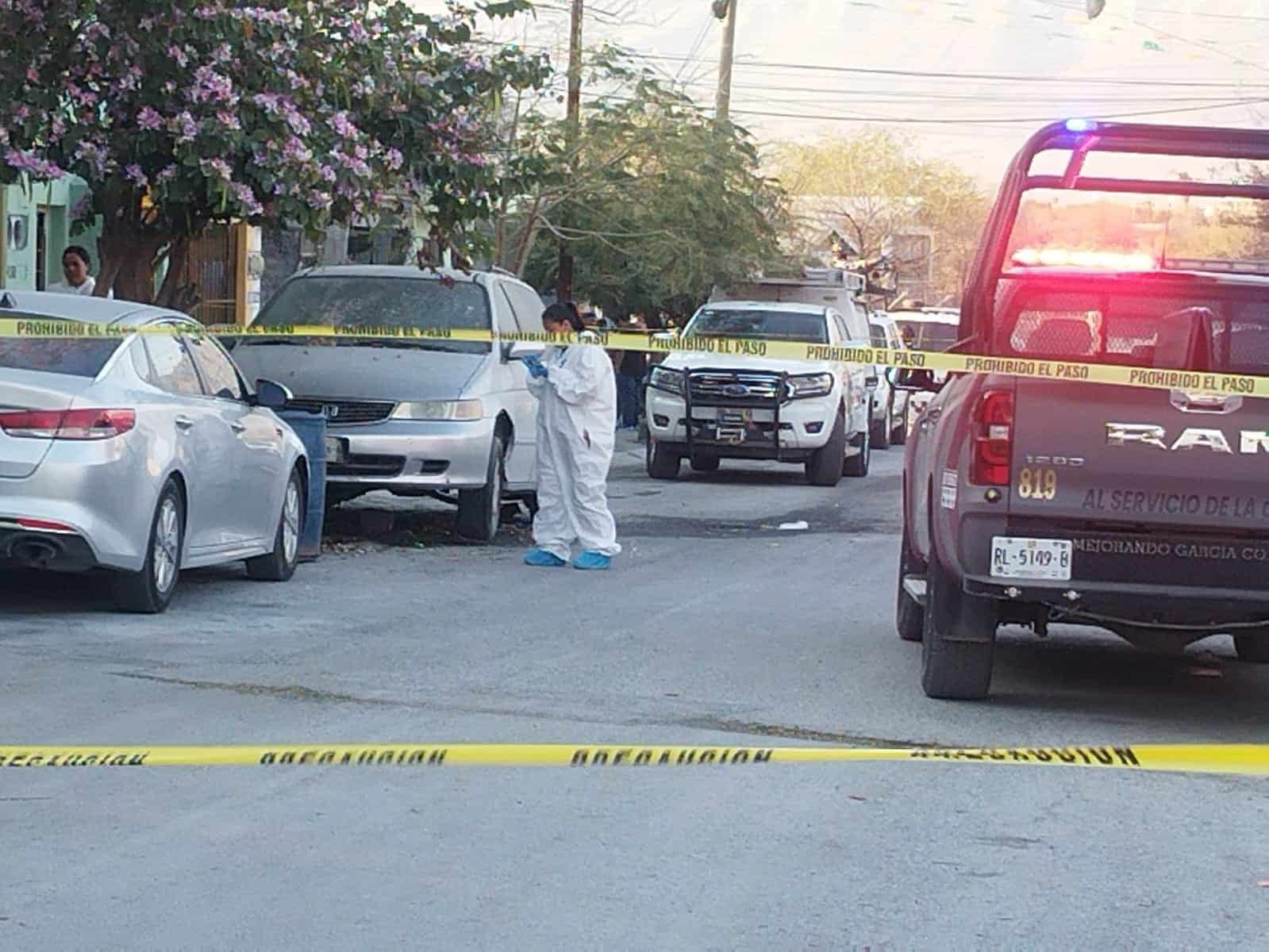Un presunto narcomenudista fue ejecutado a balazos por al menos dos sujetos quienes tras cometer la agresi&oacute;n, se dieron a la fuga en Garc&iacute;a.