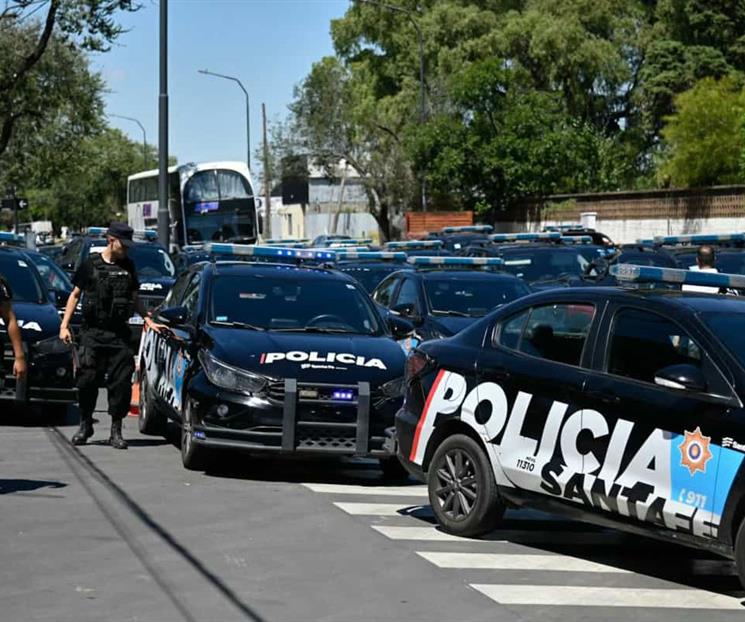 Reclamo salarial de polic&iacute;as en Argentina