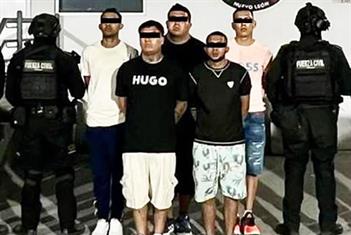 Detienen a 6 por balacera en el Centro