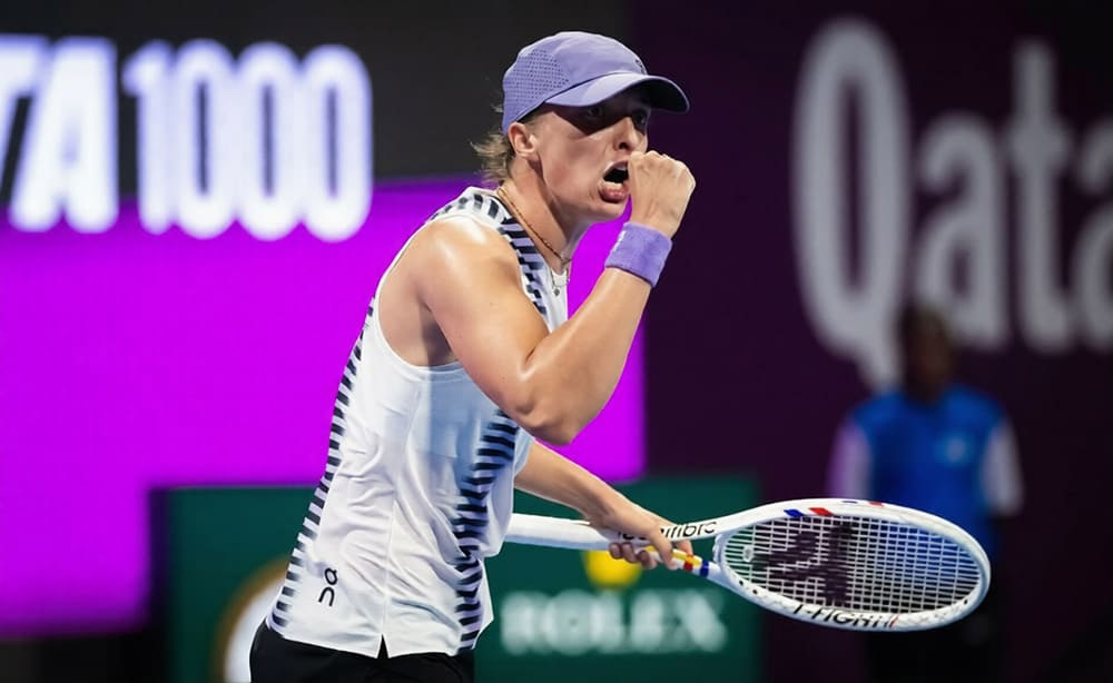 Se instala Swiatek en cuartos de final en Doha 