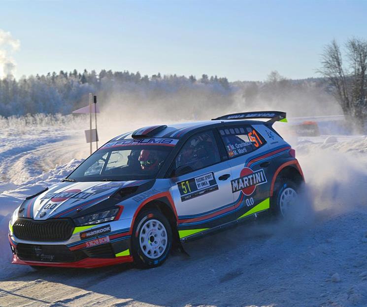 Inicia de líder Granados en rally de Suecia Inicia de líder Granados en rally de Suecia