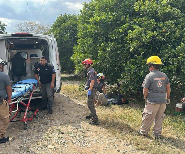 Pizca naranjas y recibe descarga el&eacute;ctrica