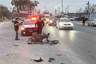 Muere motociclista tras choque Muere motociclista tras choque