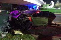 Muere polic&iacute;a en estrellamiento