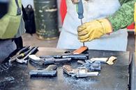 Canjea Segob m&aacute;s de 9 mil armas por efectivo