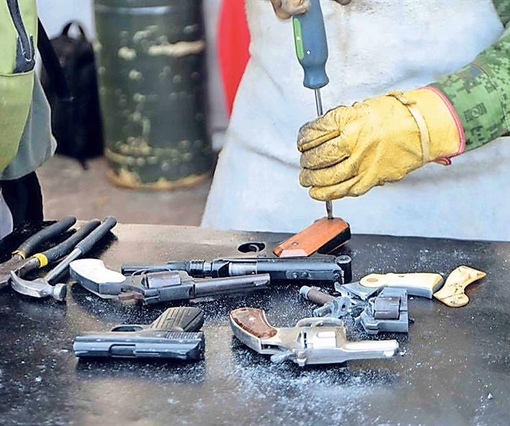 Canjea Segob más de 9 mil armas por efectivo Canjea Segob más de 9 mil armas por efectivo