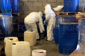 FGR destruye casi 19 toneladas de precursores qu&iacute;micos
