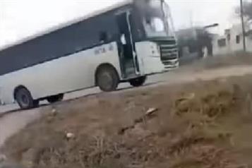 Causa da&ntilde;os cami&oacute;n sin conductor