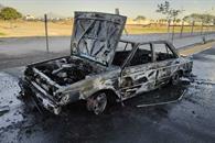 Se incendia veh&iacute;culo en Escobedo