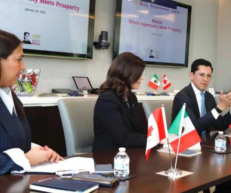 Sostiene reuni&oacute;n Roberto Velasco C&aacute;mara de Comercio Canadiense