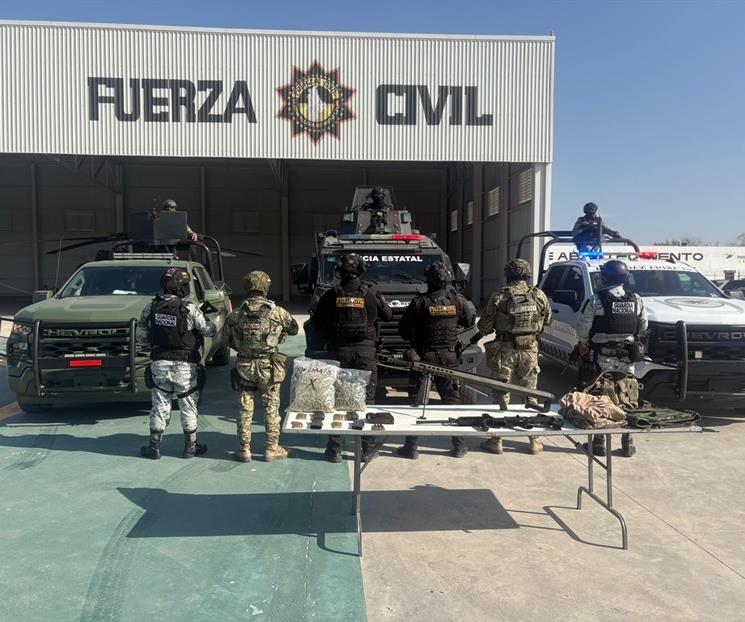 Decomisan armas y drogas Decomisan armas y drogas