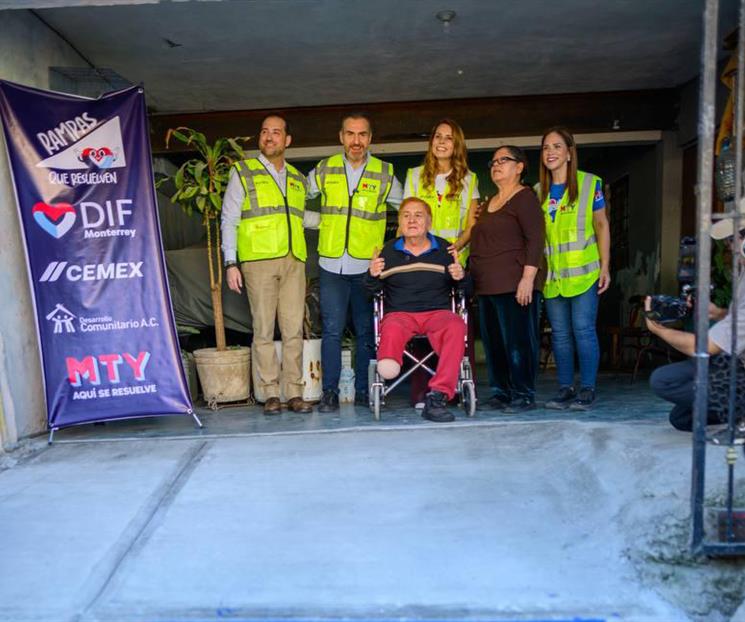 Pone Monterrey en marcha programa &acute;Rampas que resuelven&acute;