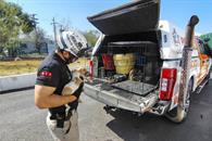 Rescatan cachorros abandonados