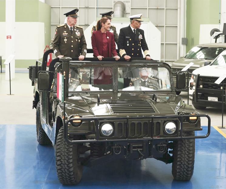 Destaca Sheinbaum papel del ej&eacute;rcito en M&eacute;xico