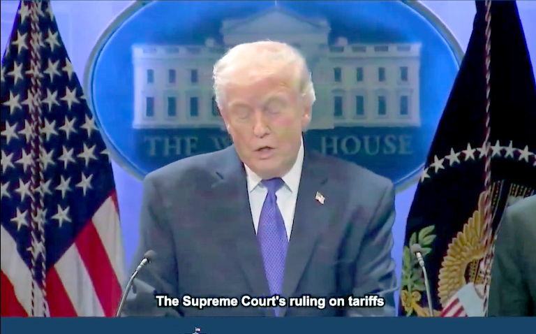 Desaf&iacute;a Trump a la Corte y fija nuevo arancel