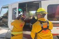 Alarma incendio forestal en Santiago