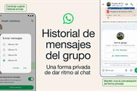 WhatsApp facilita ponerse al d&iacute;a en los chats en grupo