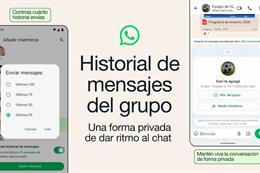 WhatsApp facilita ponerse al d&iacute;a en los chats en grupo