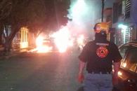 Incendio de autos en San Nicolás deja un lesionado Incendio de autos en San Nicolás deja un lesionado