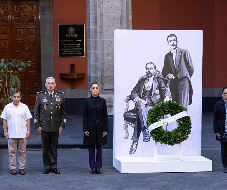 Sheinbaum encabeza 113 aniversario luctuoso de Francisco I. Madero Sheinbaum encabeza 113 aniversario luctuoso de Francisco I. Madero