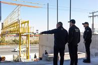 Supervisa Samuel obras del nuevo cuartel de FC