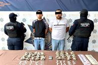 Detienen a tres con m&aacute;s de 100 dosis de narc&oacute;ticos
