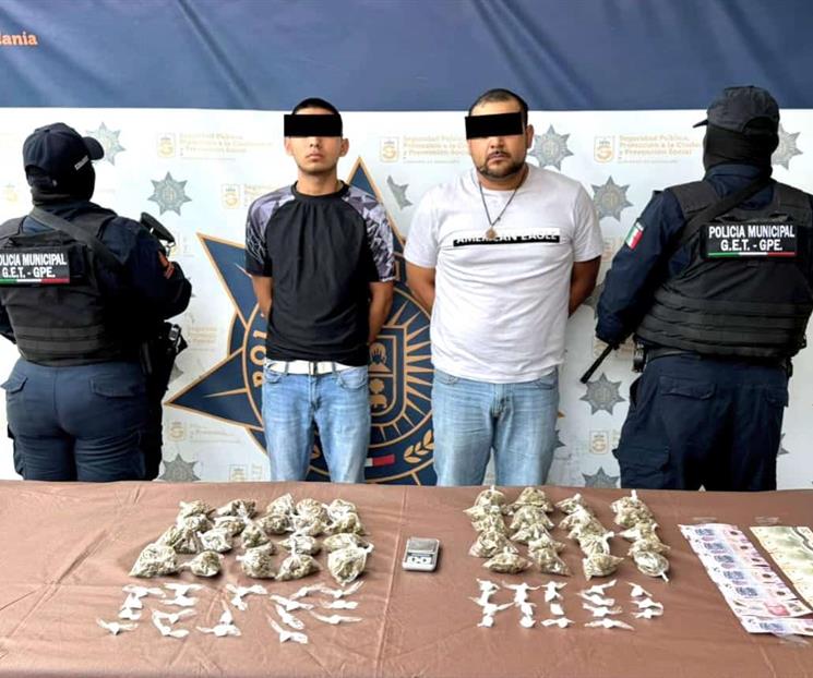 Detienen a tres con m&aacute;s de 100 dosis de narc&oacute;ticos